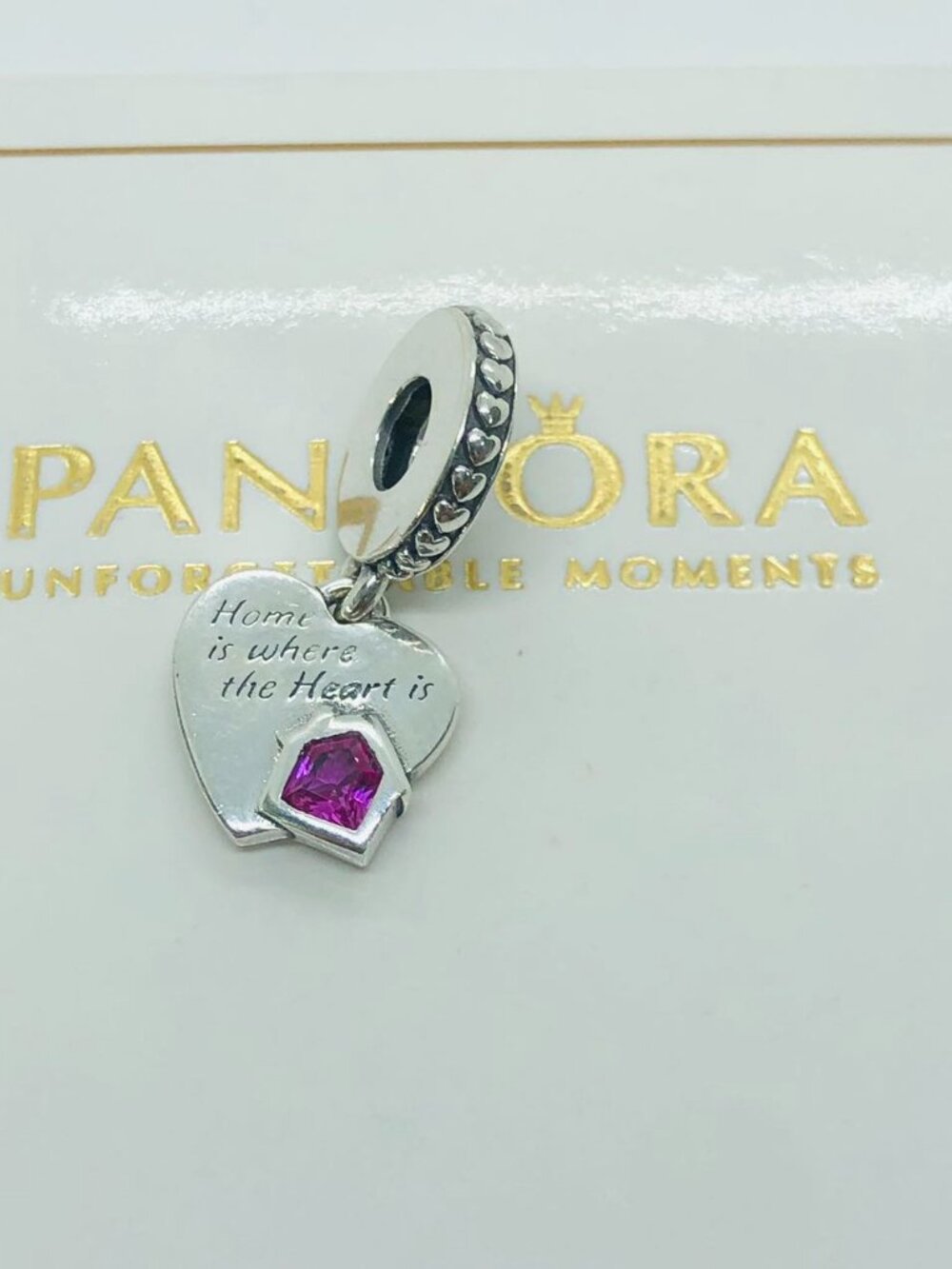 Pandora Love My Home Heart Dangle Charm